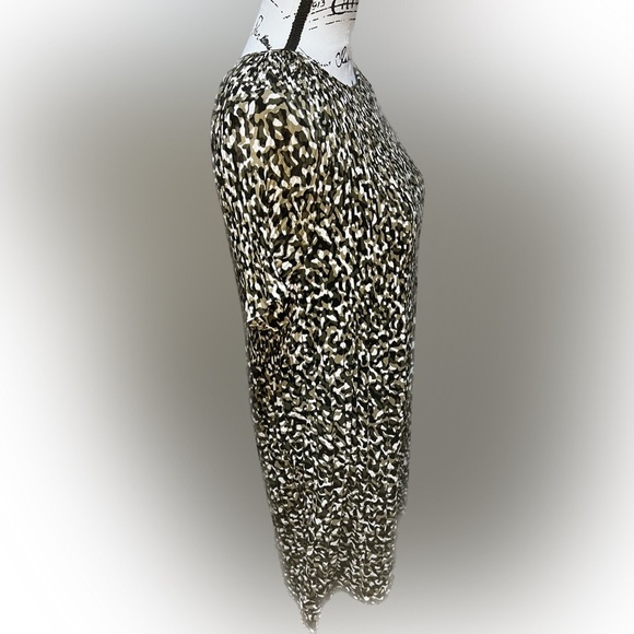 Michael Kors Women's Pleated Camouflage Print Dress (D1) - Picture 8 of 11